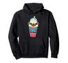 Cute & Funny Pug Puppy Dog In Smoothie Drink Hoodie