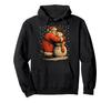 Santa Claus and Adorable Snowman Winter Season Christmas Hoodie