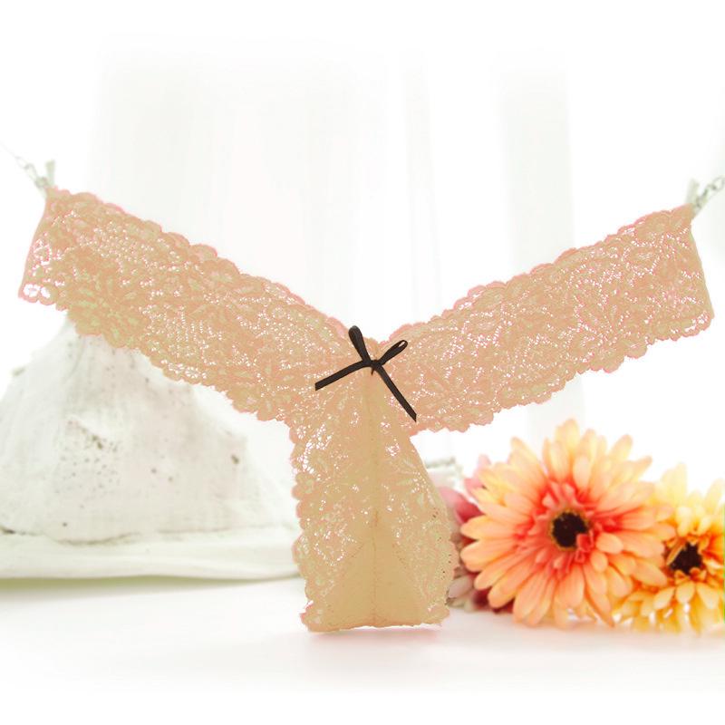 Женские стринги, сексуальное нижнее белье, прозрачные кружевные трусики, бесшовные трусы с низкой посадкой, мягкие интимные трусы