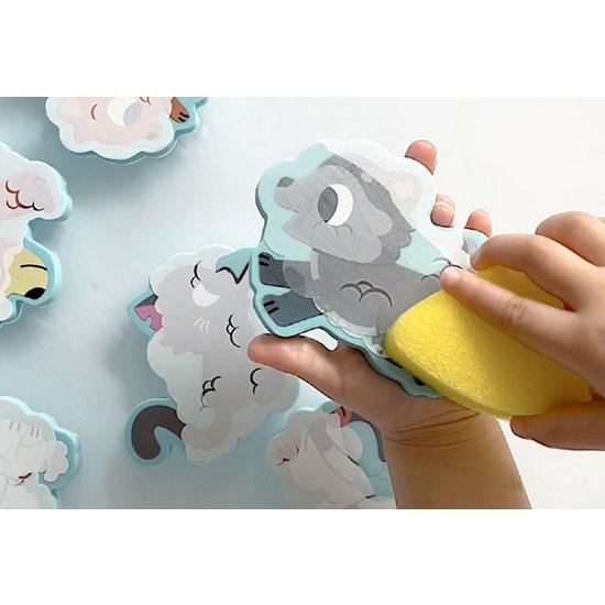 My Little Tiger Infant Water Magic Bath Sticker Set, Korean Bath Toys