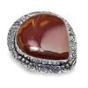 Noreena Jasper Gemstone 925 Sterling Silver Jewelry Gift Ring Size 8 E5s70
