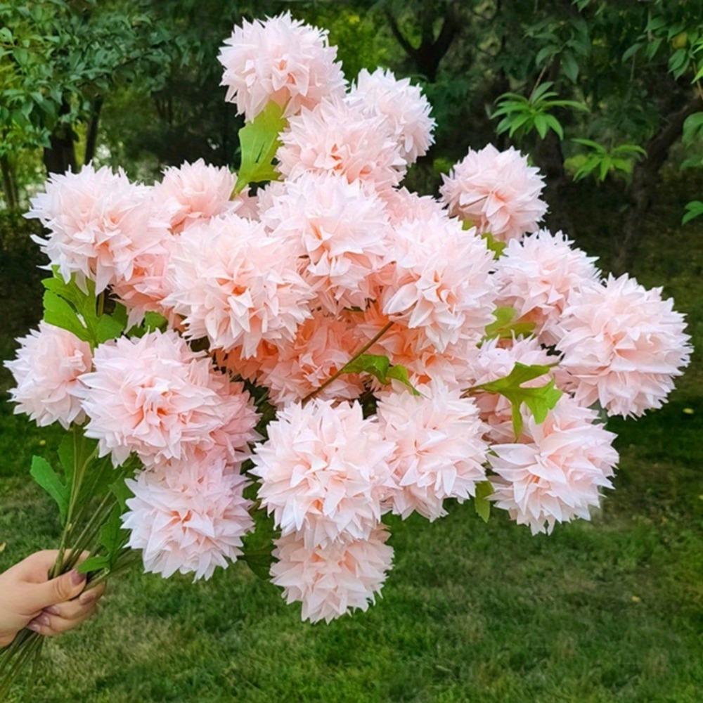 10 шт. 66 см искусственные хризантемы шарообразные цветы большие стебли хризантем искусственные цветы гортензии свадебный дом сад вечеринка свадебное украшение наружный декор