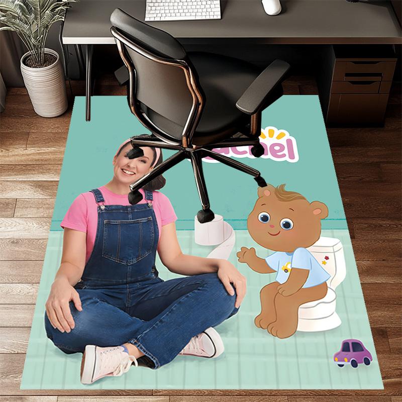 1pc Ms Rachel2 Design Printed Area Rug Carpet for Bedroom Living Room Home Decor Rugs Mat Non Slip Mat Rug for Bedside