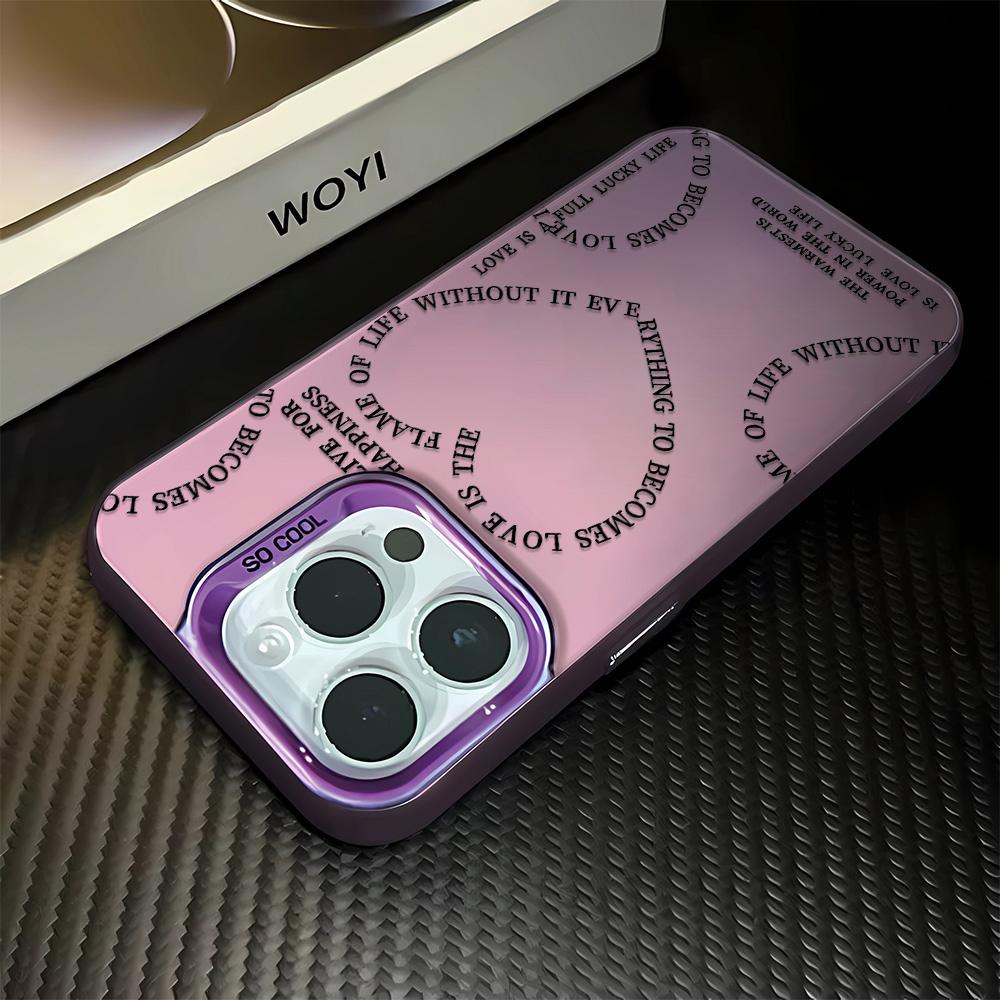 Чехол для телефона Stacking Love Hearts Phone Max для iPhone 16 Pro 15 14 13 12 11 Funda Bumber Coque