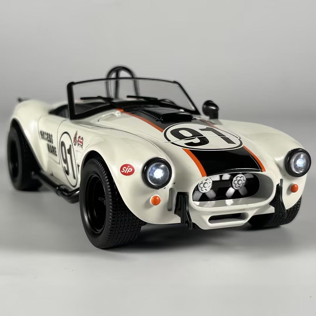 lczbn5 1:22 Ford Shelby Cobra 427 S/C Classic Sports Car Alloy Metal Diecast Model Car Trendy Ornaments & Computer Desktop Decorations