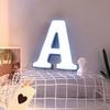 Креативные светодиодные фонари с буквами, ночник, пластиковые английские буквы, свет, декор лампы