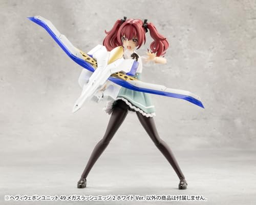 Kotobukiya MSG Modeling Support Goods Тяжелое оружие Unit 49 Mega Slash Edge 2 Белая версия. Общая длина ок.. 140 мм Пластиковая модель без масштаба