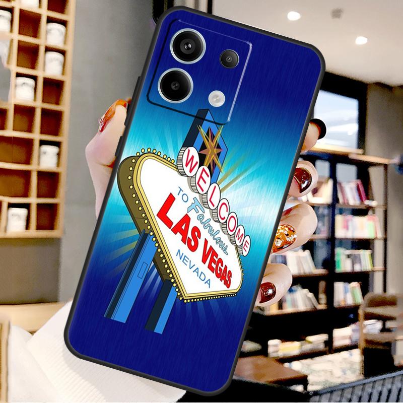 Las Vegas Nevada For Xiaomi Redmi Note 14 Pro 9 10 11 12 13 15 Pro Plus Case For Redmi 15 15C 14C 12C 10C 13C