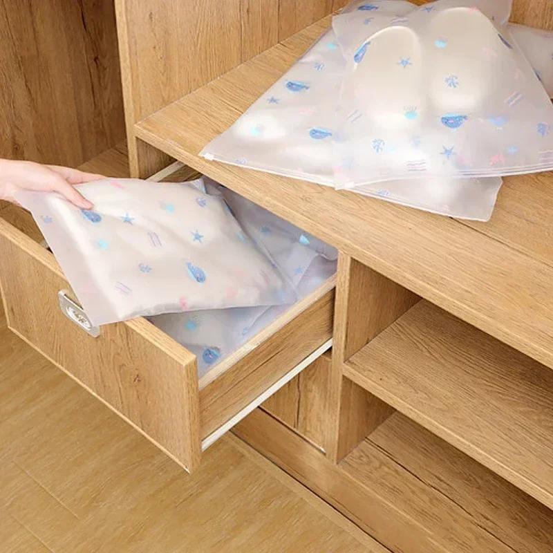 10 шт. дорожная сумка для хранения одежды с застежкой-молнией, водонепроницаемая упаковочная сумка, органайзер для нижнего белья, обуви, сумка на молнии, органайзер для шкафа