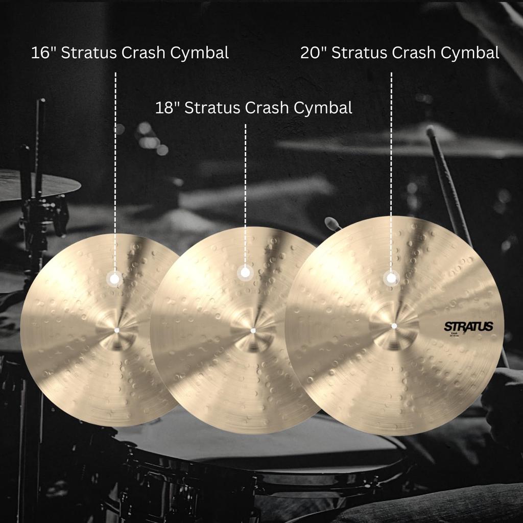 SABIAN STRATUS Crash Thin Natural Finish 16" STR-16CR