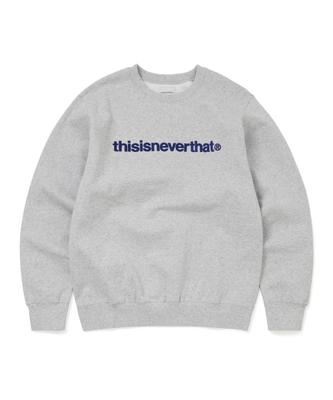 Thisisneverthat Свитшот с логотипом T, цвет Heather Grey