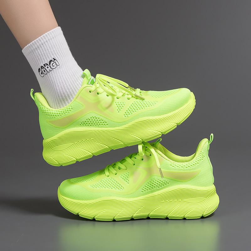 New Style Sports Shoes Couple Style Versatile Thick Sole Casual Breathable Running Shoes