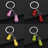 Unique Boxing Gloves Keychain Personalized Simulation Fitness Equipment Pendant For Men Women Couple Car Keys Pendant Gifts