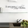 Kitchen Letter Removable Vinyl Wall Stickers Mural Decal Quotes Art
