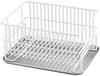 Chuo Sangyo Tamahashi Dish Drainer Dish Drainer Rack Stainless Steel Made In Japan Tray Included Height 24cm X Width 18cm MZ-3