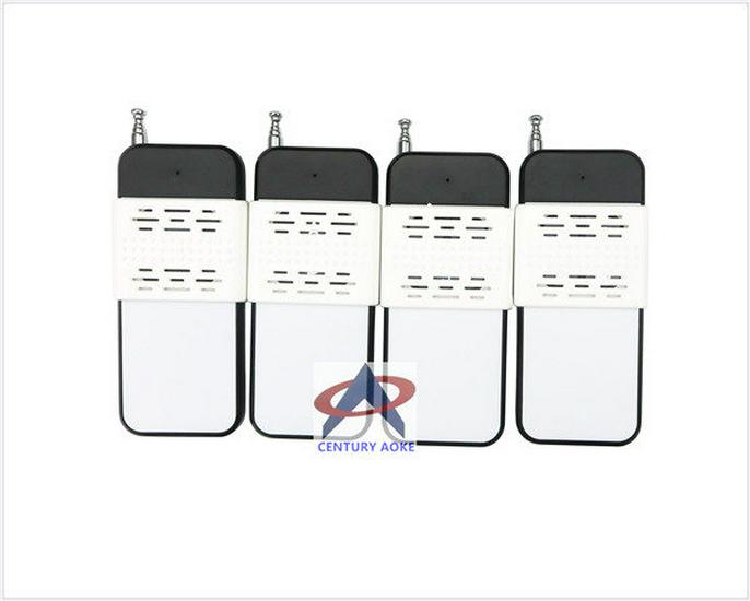 220V 4-Channel Remote Control Switch with Learning Code: Supports Jogging, Self-Locking, and Interlocking Functions for Luminaires
