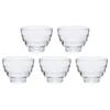 HARIO Glass Cups of Made In Heat-Resistant (Set 5), Microwave/Oven/Dishwasher Safe, 170ml, Japan, HU-3012