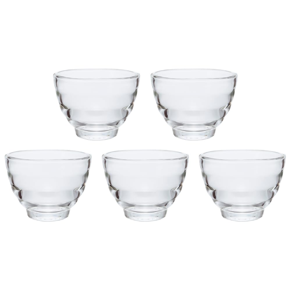 Hario Heat-resistant Glass Cup Set of 5 MicrowaveOvenDishwasher Safe 170ml Made In Japan HU-3012