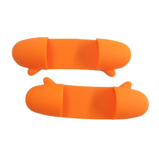 1 Pair Mini Silicone Heat Insulated Finger Clip Bowl Dish Plate Clamp Holder