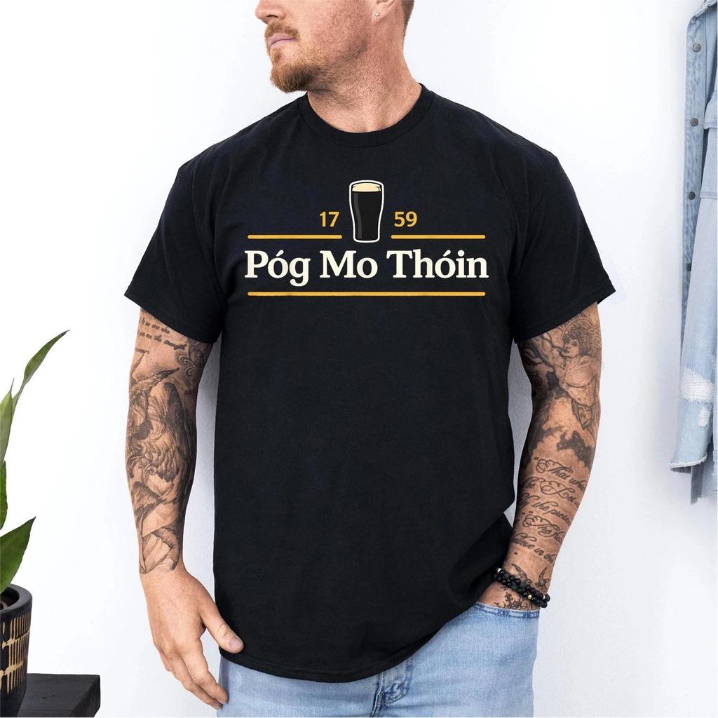 Póg Mo Thóin Funny Pog Mo Thoin Lucky Irish Green St Patricks Day T-Shirt