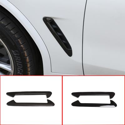 Для BMW X3 G01 X4 G02 2018- автомобильный стиль Piano Black Fender боковая крышка воздухозаборника декоративная наклейка
