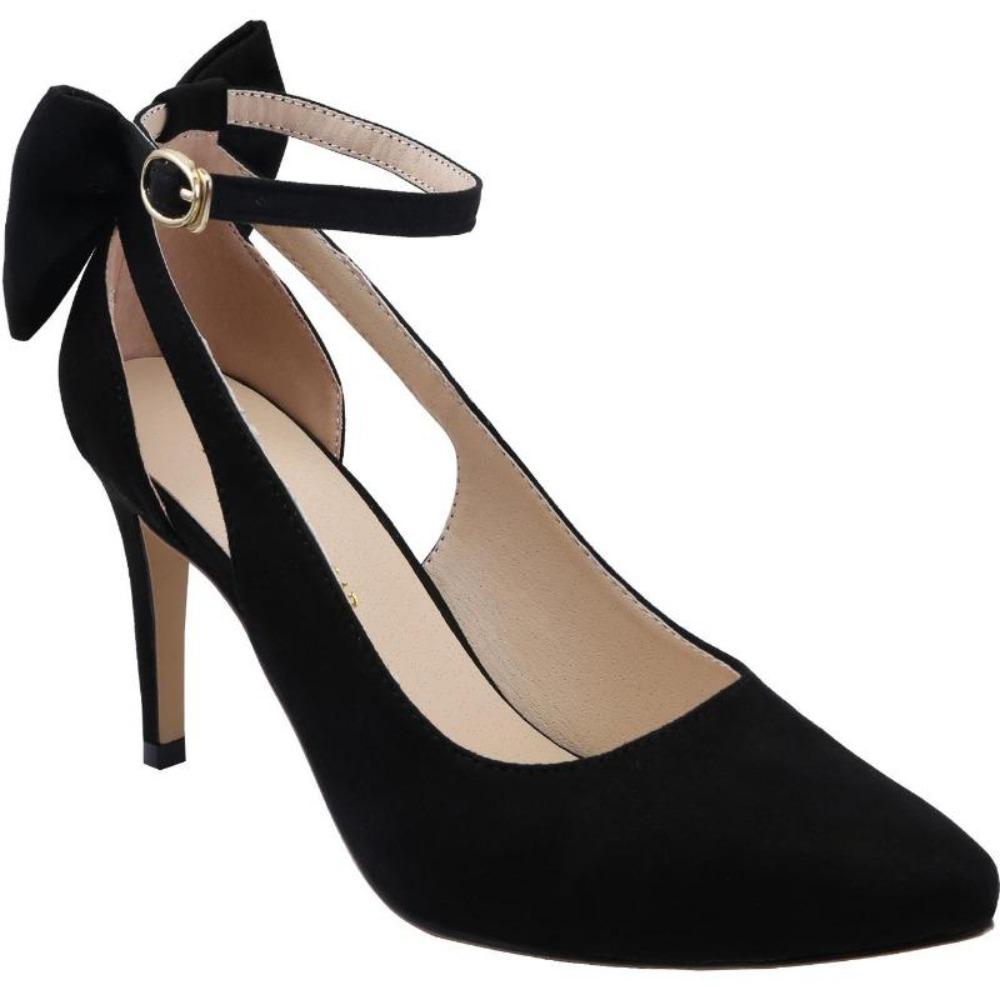 Women's Pumps Ankle Strap Sandals Slingback Bow High Heels Kitten 9cm Pointed Toe Heel Party Wedding Dress Comfortable Shoes