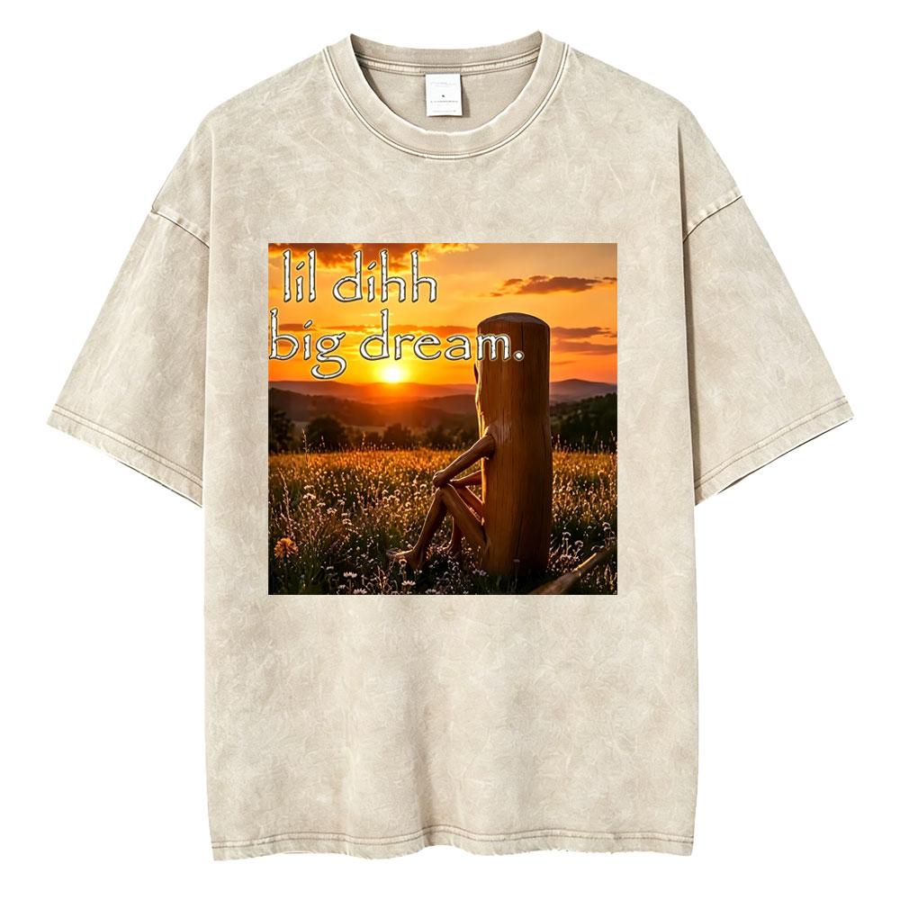 Washed Vintage Tung Tung Tung Sahur Six Seven Brainrot Funny Meme Graphic T-shirt Men Women Casual Humor Oversized T Shirt Tops