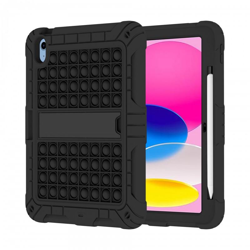 Силиконовый чехол с полной защитой и скрытой подставкой для iPad 10-го поколения 10,9 дюйма, противоударный, противоскользящий чехол для планшета