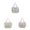 Студенческая сумка через плечо на молнии с полиэстеровой подкладкой для повседневных школьных прогулок