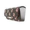 Футляр для очков Inden H Deerskin Black x Pink Lacquer с узором «космос» [Indenya] 4206-51-175