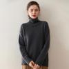 Cashmere Women's High Neck Thick Pullover: Slimming Loose Fit, Solid Color - Autumn/Winter 2026 Collection