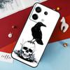 Чехол Crow Raven Dark Skull для Xiaomi Redmi Note 13 12 10 8 9 11 Pro 12S 10S 11S Redmi 13C 10A 10C 9C 12C Cover