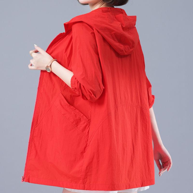 Солнцезащитная верхняя одежда больших размеров для пожилых матерей - дышащий, устойчивый к ультрафиолетовому излучению топ для защиты от солнца