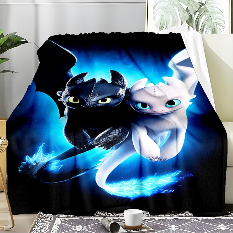 Energetic Alien Character Blanket Flannel Throw for Sofa, Indoor, Camping, Living Room, Office, Chair, And Bed Soft Birthday Gift