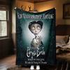 1 шт. Пледа из фланели «Труп невесты» для улицы, мягкий плюшевый декор для пикников, кемпинга, спальни, игровой комнаты или перерыва на обед n1138A