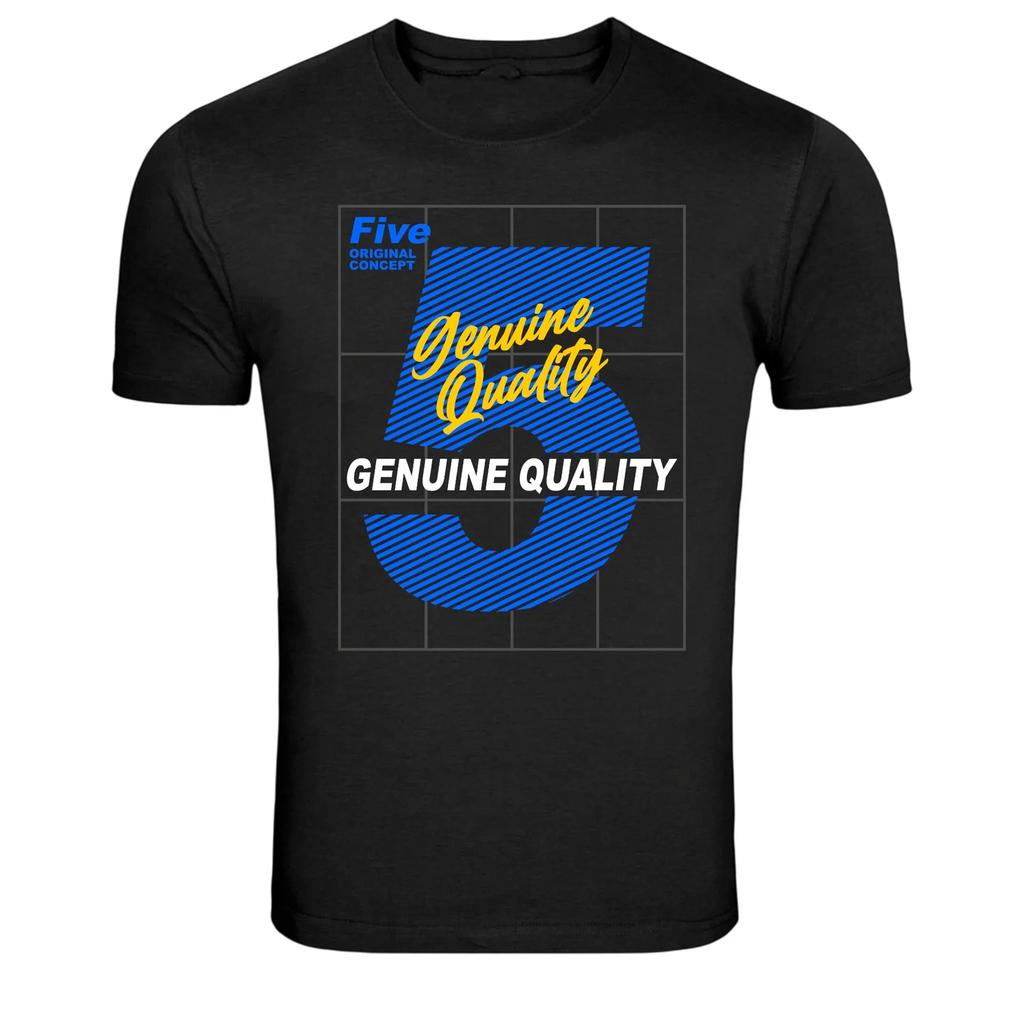 Genuine Quality Number 5 Vintage Graphic T-Shirt Retro Style