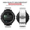 Роскошный ремешок из нержавеющей стали для часов Amazfit T-rex 3/2 Trex Pro Металлический ремешок Correa Для Huami Amazfti TRex Аксессуары для ремешка