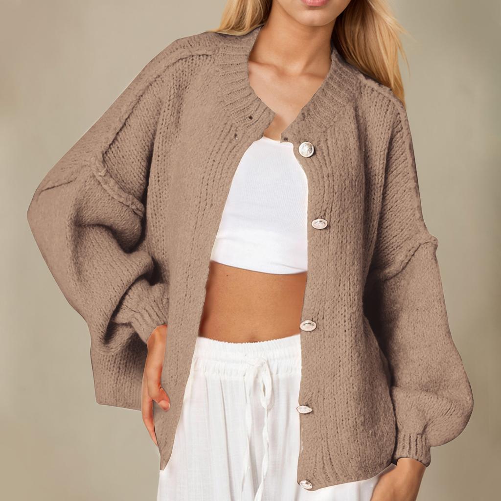 Женский кардиган свитер одежда открытый спереди косичка вязка оверсайз зимняя верхняя одежда верхняя одежда