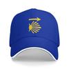 Camino De Santiago Shells and Arrow Sandwich Hats Men Women Baseball Cap Scallop Hats Adjustable Snapback Caps Sports Cap Hats