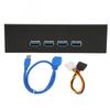 USB 3.1 Front Panel Hub 5.25in 4 USB3.1 TYPE A Ports Support USB 3.1 Gen 2 10Gbps Plug and Play