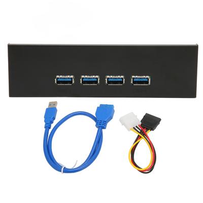 USB 3.1 концентратор на передней панели 5.25in 4 порта USB3.1 TYPE A поддержка USB 3.1 Gen 2 10Gbps Plug and Play
