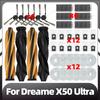 Compatible for Dreame X50 Ultra Replacement Main Side Brush HEPA Filter Mop Pads Dust Bags Spare Parts Accessories