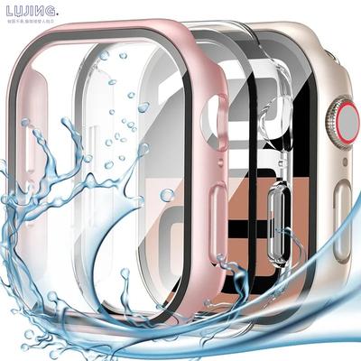 Стекло+Чехол для Apple Watch Ultra3 49мм Чехол 46мм 42мм 44мм 40мм 45мм 41мм 38мм бампер Защитная пленка iwatch series11 10 9 8 7 6 5 4 SE3 Аксессуары