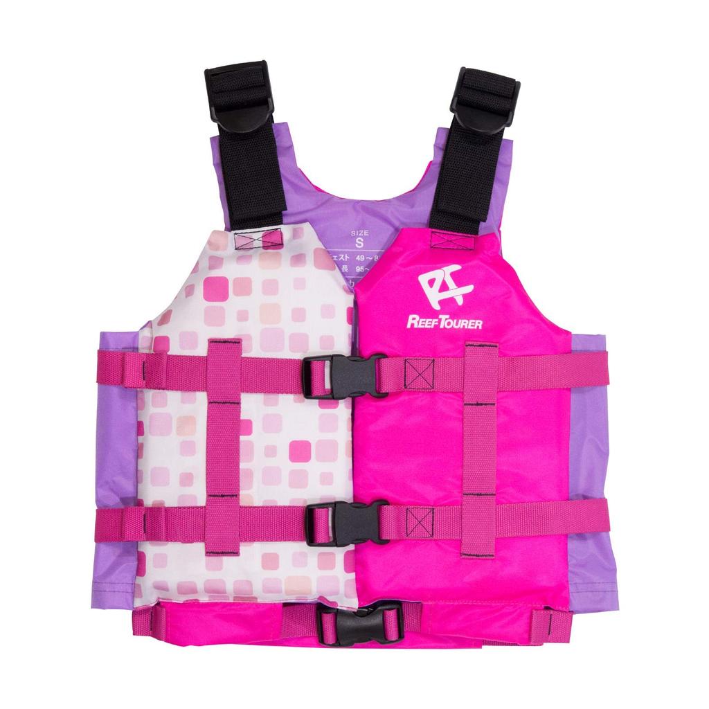 REEF TOURER Snorkeling Snorkeling Vest Slim Pink Lavender S Size RA0402 Children's