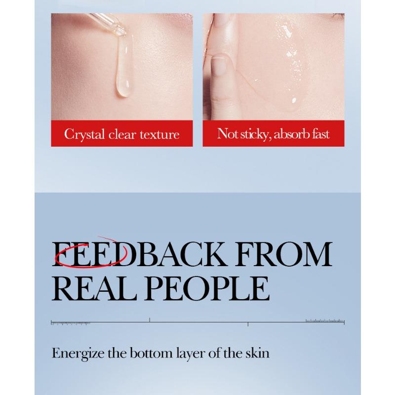 Улиточная эссенция Осветляющая двойная эссенция для лица Подтягивающая Отбеливающая Увлажняющая Восстанавливающая Улучшающая Темно-желтый