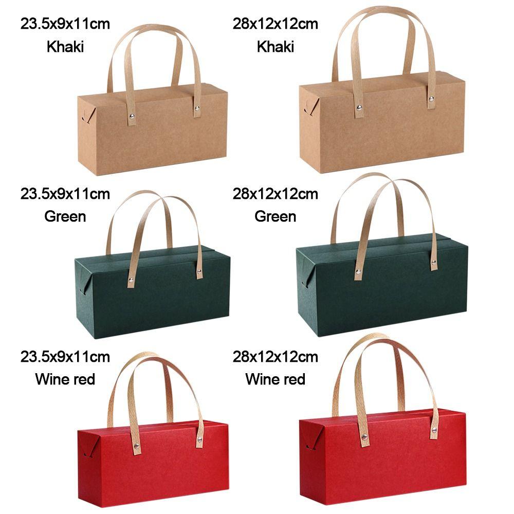 Party Bags Kraft Paper Shopping Bags Paper Paper Bags NEW Kraft Paper Candy Box  Wedding