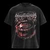 Футболка с принтом Bring Me The Horizon BMTH Винтажная стираная футболка Летняя повседневная хлопковая с коротким рукавом Футболки Одежда Мужская одежда