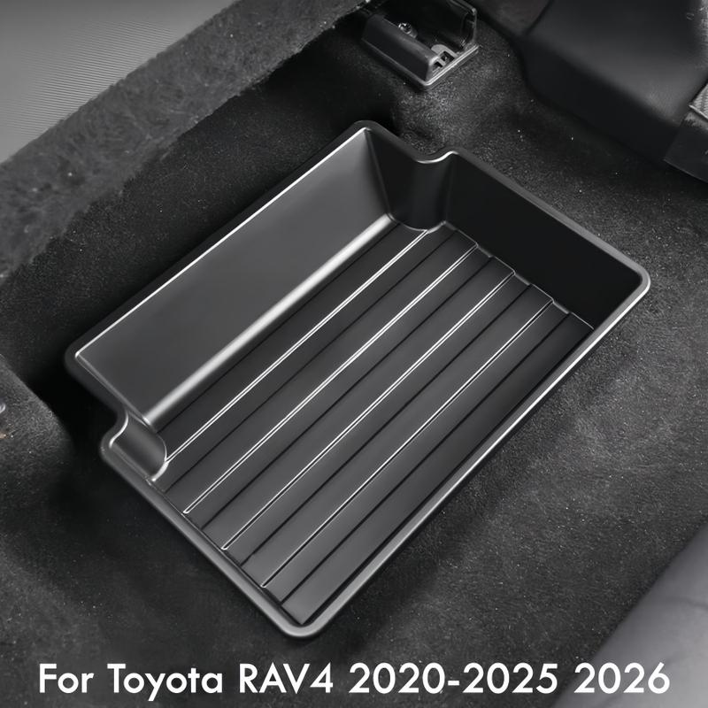 Ящик для хранения под сиденьем автомобиля для Toyota RAV4 2020-2025 2026 Органайзер-ящик для хранения под сиденьем из ТПЭ Подносы Аксессуары для RAV4