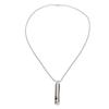 Stress Anxiety Relief Breathing Necklace Stainless Steel Meditation Whistle Necklace for Men Women