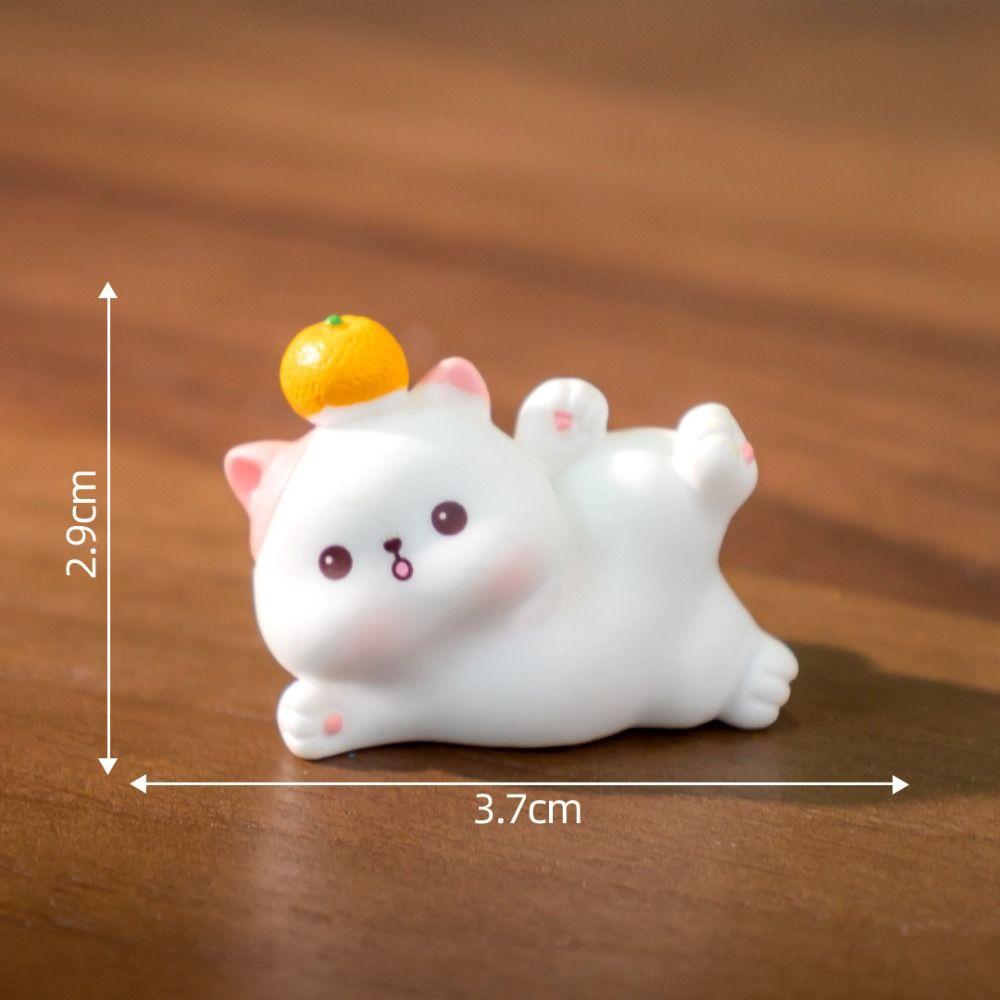 DIY Doll House Cat Doll Gardening Mini Animals Figurine Creative Miniature Figurines